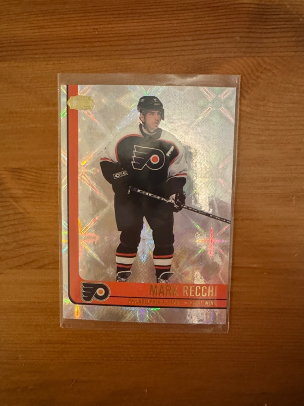 Mark Recchi Philadelphia Flyers Hockey Card - Black & Orange